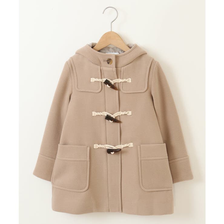 あかちゃん☆新品未使用タグ付☆アプワイザーリッシェ☆ファーダッフルコート☆ 100-130]【選べる5色展開】ライトフェイクウールダッフルコート