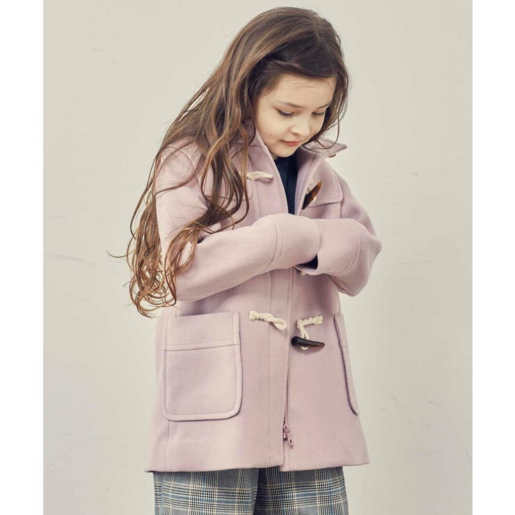 あかちゃん☆新品未使用タグ付☆アプワイザーリッシェ☆ファーダッフルコート☆ アロッタ Alotta フェイクファー付ダッフルコート （アイス