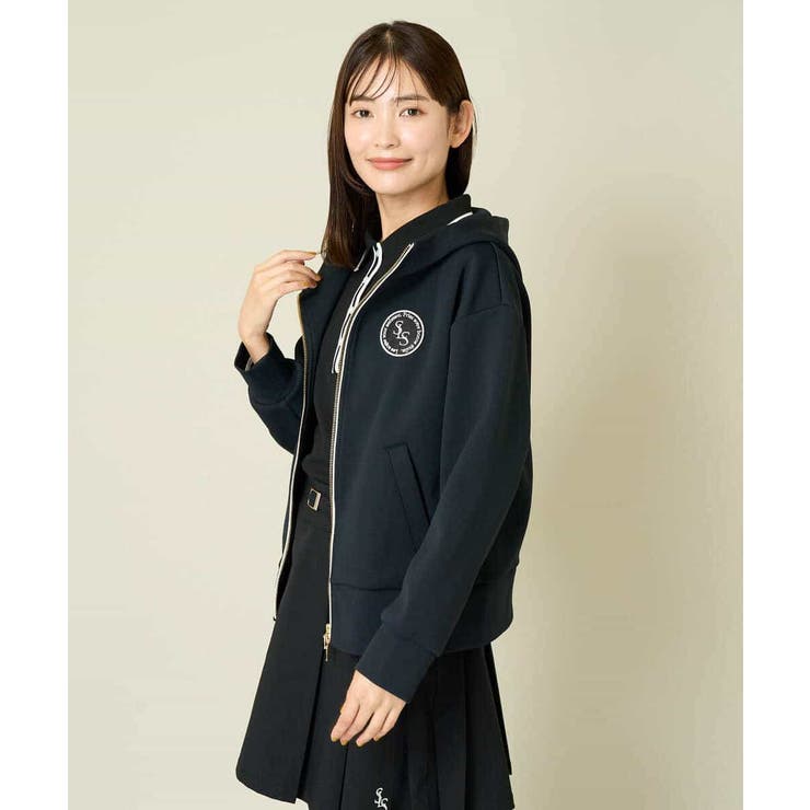 レディースゴルフウエア スフレタッチダンボールパーカー | a.v.v【WOMEN】 | 詳細画像2 