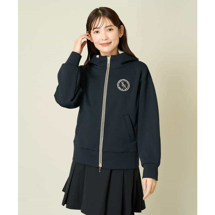 レディースゴルフウエア スフレタッチダンボールパーカー | a.v.v【WOMEN】 | 詳細画像3 