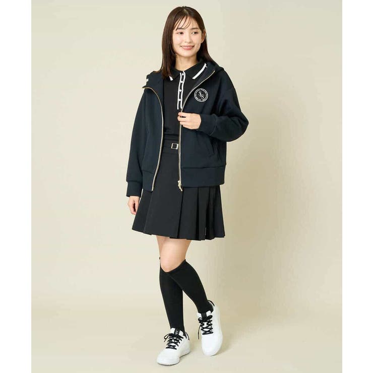 レディースゴルフウエア スフレタッチダンボールパーカー | a.v.v【WOMEN】 | 詳細画像7 