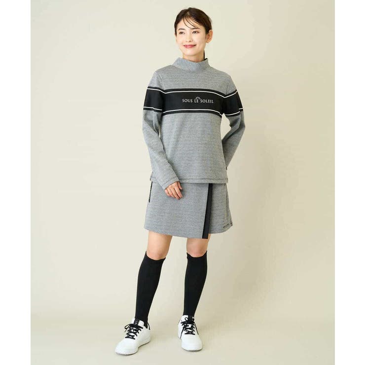 レディースゴルフウエア モックネックプルオーバー | a.v.v【WOMEN】 | 詳細画像12 