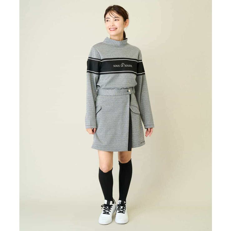 レディースゴルフウエア モックネックプルオーバー | a.v.v【WOMEN】 | 詳細画像5 