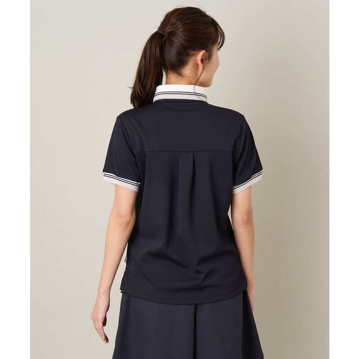 レディースゴルフウエア ラインリブポロシャツ | a.v.v【WOMEN】 | 詳細画像12 