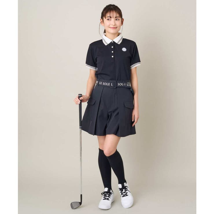 レディースゴルフウエア ラインリブポロシャツ | a.v.v【WOMEN】 | 詳細画像2 