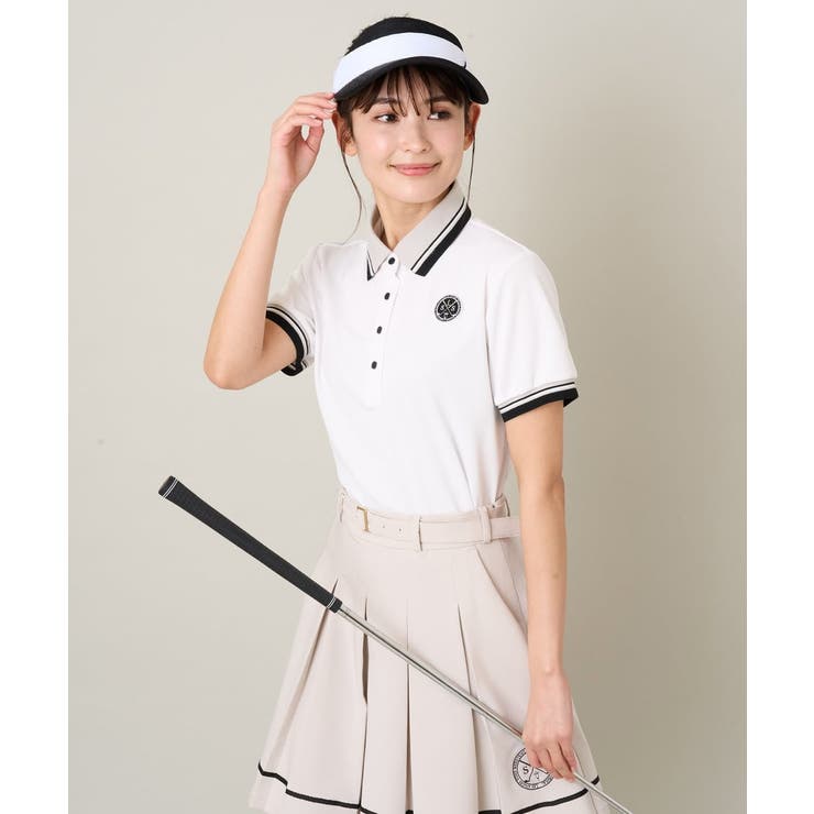 レディースゴルフウエア ラインリブポロシャツ | a.v.v【WOMEN】 | 詳細画像5 