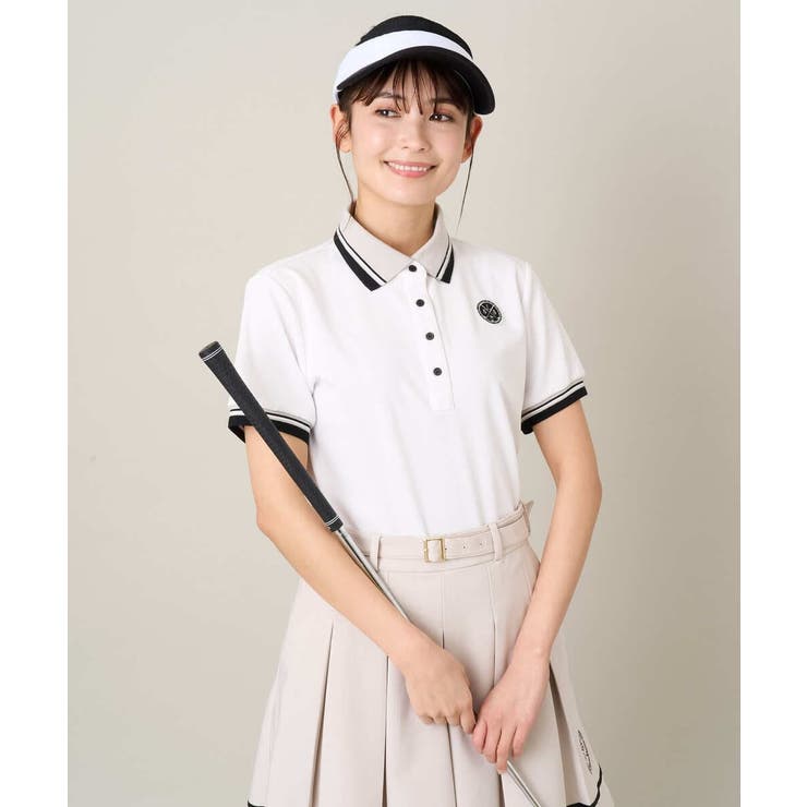 レディースゴルフウエア ラインリブポロシャツ | a.v.v【WOMEN】 | 詳細画像6 