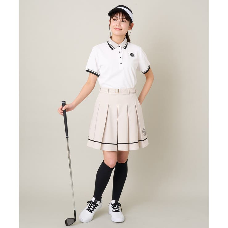 レディースゴルフウエア ラインリブポロシャツ | a.v.v【WOMEN】 | 詳細画像8 