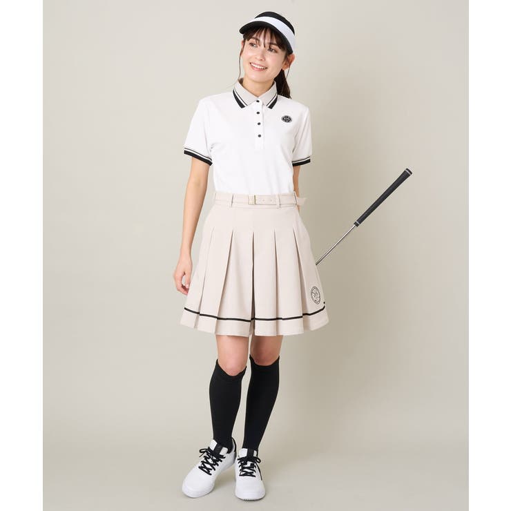 レディースゴルフウエア ラインリブポロシャツ | a.v.v【WOMEN】 | 詳細画像9 