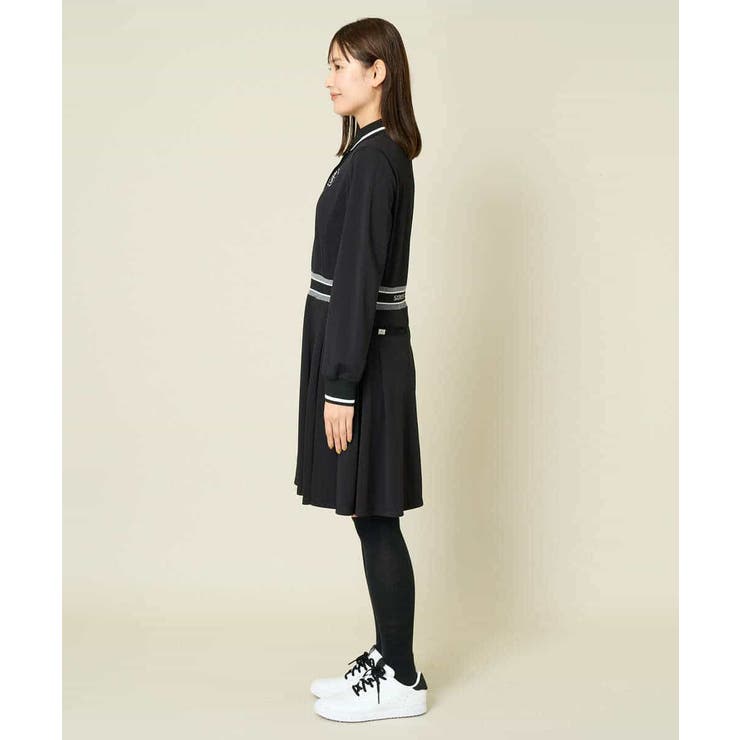 レディースゴルフウェア ラインリブポロシャツワンピース | a.v.v【WOMEN】 | 詳細画像11 