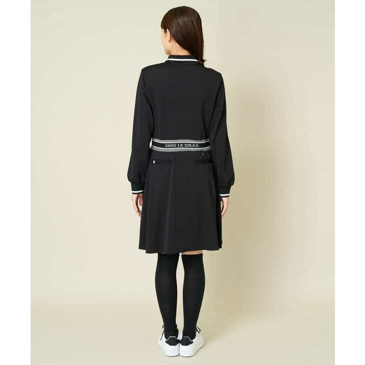 レディースゴルフウェア ラインリブポロシャツワンピース | a.v.v【WOMEN】 | 詳細画像12 