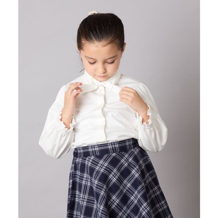 リボン付きカットソーブラウス | a.v.v【KIDS】 | 詳細画像2 