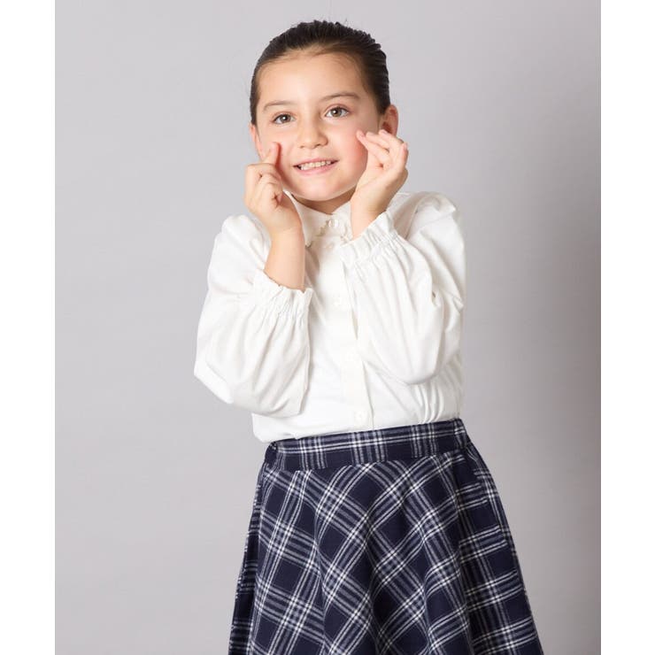 リボン付きカットソーブラウス | a.v.v【KIDS】 | 詳細画像4 