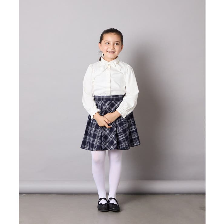 リボン付きカットソーブラウス | a.v.v【KIDS】 | 詳細画像7 