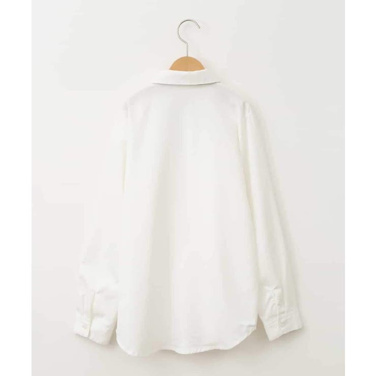 [140-160]【卒服】リボンタイ付きピンタックブラウス | a.v.v【KIDS】 | 詳細画像21 