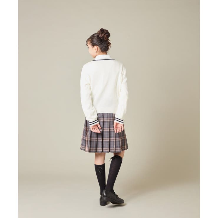 [150-160]【卒服】配色ケーブルカーディガン | a.v.v【KIDS】 | 詳細画像16 