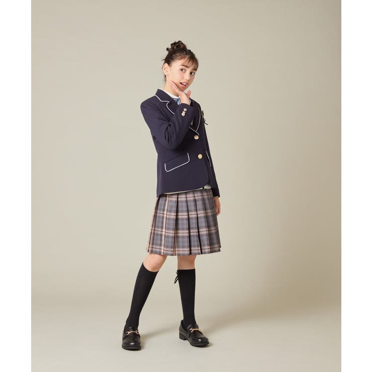 [150-160]【卒服】配色ケーブルカーディガン | a.v.v【KIDS】 | 詳細画像27 