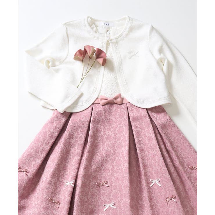 [100-130]【セレモニー】ボレロカーディガン | a.v.v【KIDS】 | 詳細画像2 