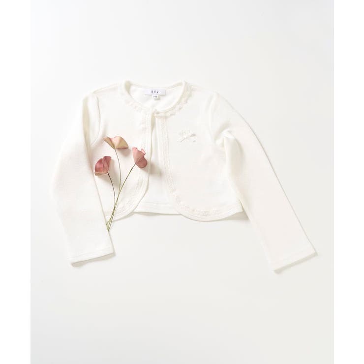 [100-130]【セレモニー】ボレロカーディガン | a.v.v【KIDS】 | 詳細画像3 