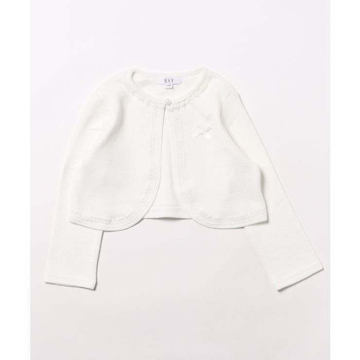 [100-130]【セレモニー】ボレロカーディガン | a.v.v【KIDS】 | 詳細画像4 