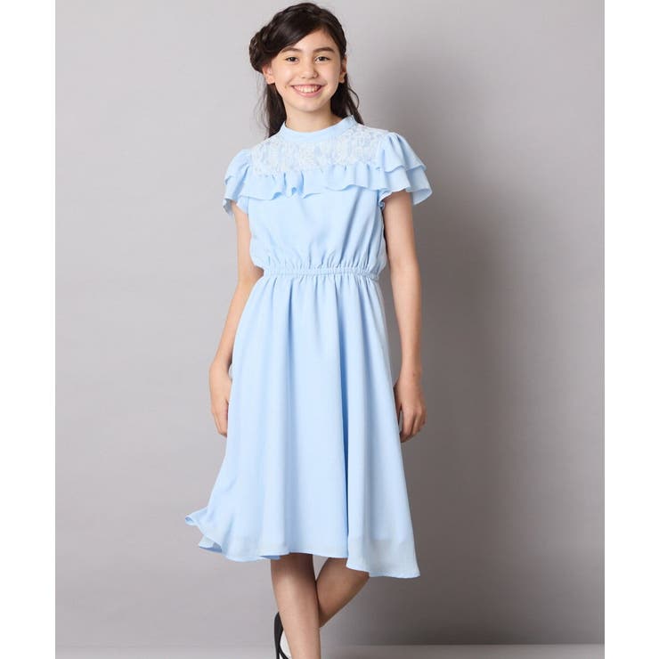 レース切り替えフリルワンピース | a.v.v【KIDS】 | 詳細画像12 