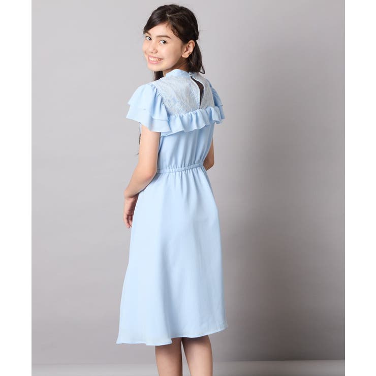 レース切り替えフリルワンピース | a.v.v【KIDS】 | 詳細画像16 