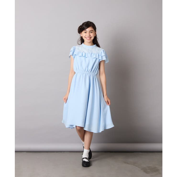 レース切り替えフリルワンピース | a.v.v【KIDS】 | 詳細画像20 