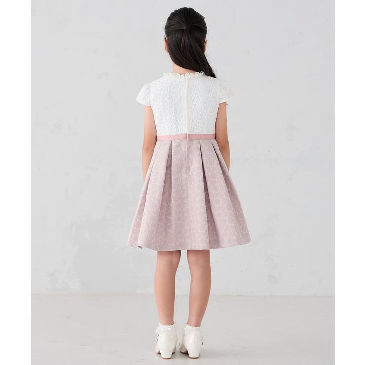 フラワージャガードフィット＆フレアワンピース | a.v.v【KIDS】 | 詳細画像11 