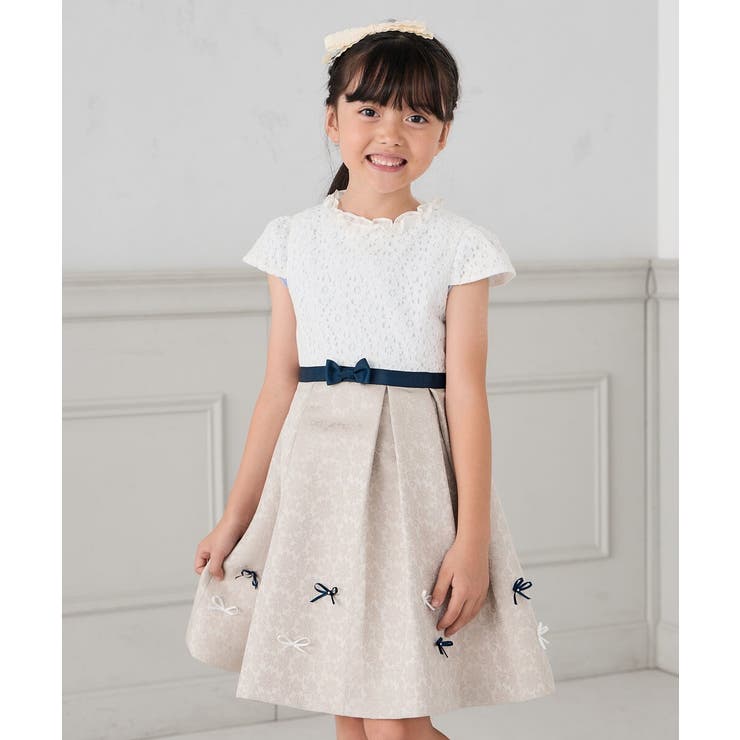 フラワージャガードフィット＆フレアワンピース | a.v.v【KIDS】 | 詳細画像26 