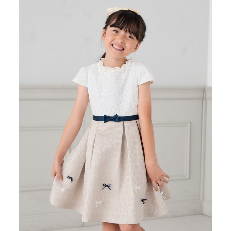 フラワージャガードフィット＆フレアワンピース | a.v.v【KIDS】 | 詳細画像27 