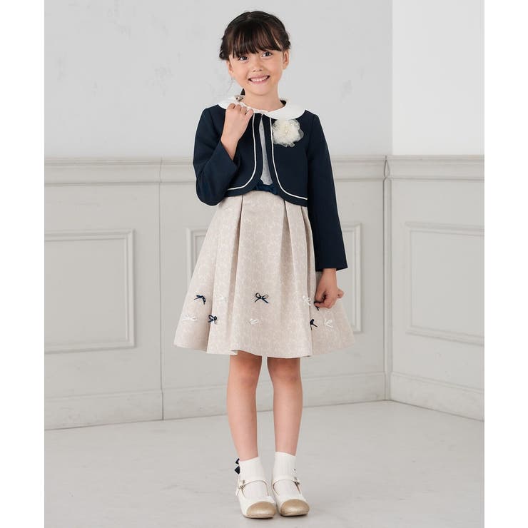 フラワージャガードフィット＆フレアワンピース | a.v.v【KIDS】 | 詳細画像36 