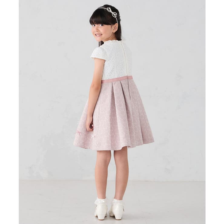 フラワージャガードフィット＆フレアワンピース | a.v.v【KIDS】 | 詳細画像9 