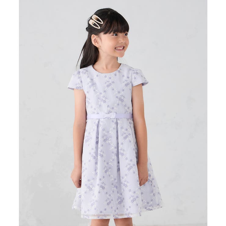 フラワー刺繍セレモニーワンピース | a.v.v【KIDS】 | 詳細画像10 