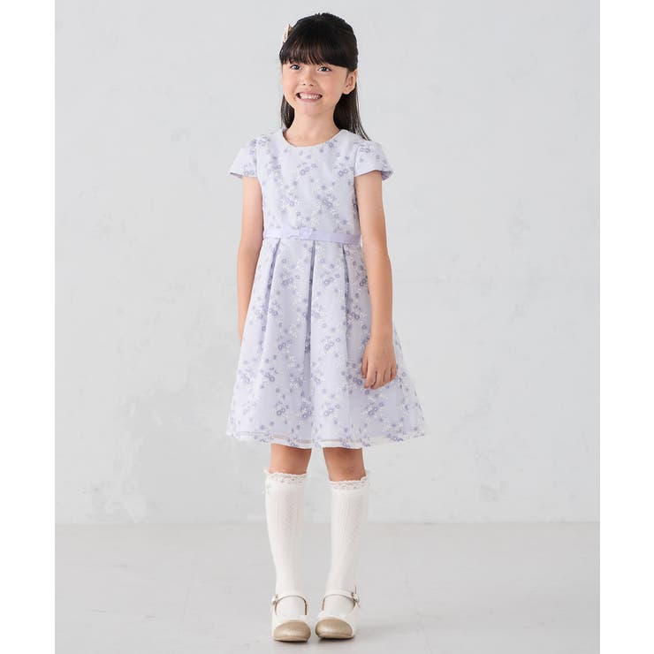 フラワー刺繍セレモニーワンピース | a.v.v【KIDS】 | 詳細画像11 