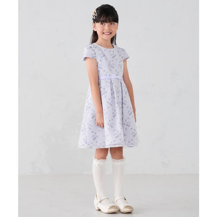 フラワー刺繍セレモニーワンピース | a.v.v【KIDS】 | 詳細画像12 