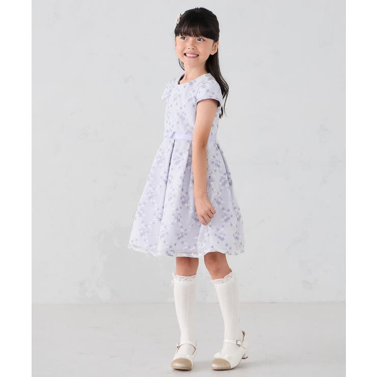 フラワー刺繍セレモニーワンピース | a.v.v【KIDS】 | 詳細画像13 