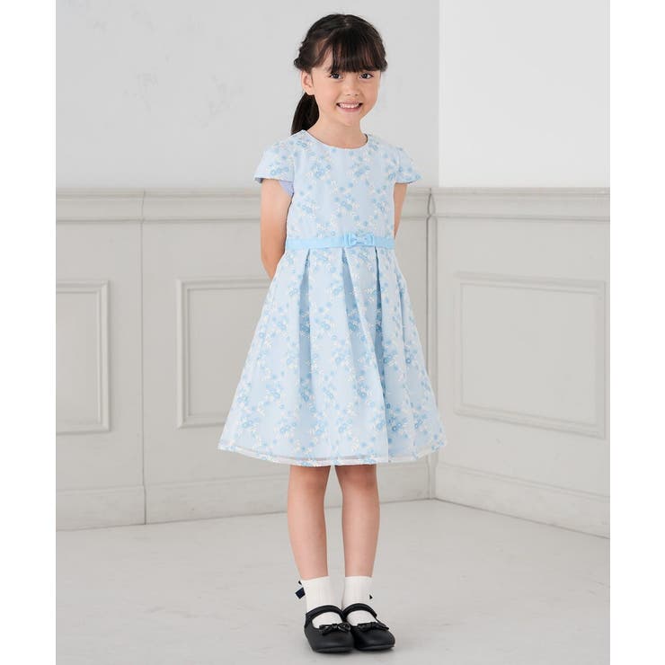 フラワー刺繍セレモニーワンピース | a.v.v【KIDS】 | 詳細画像4 