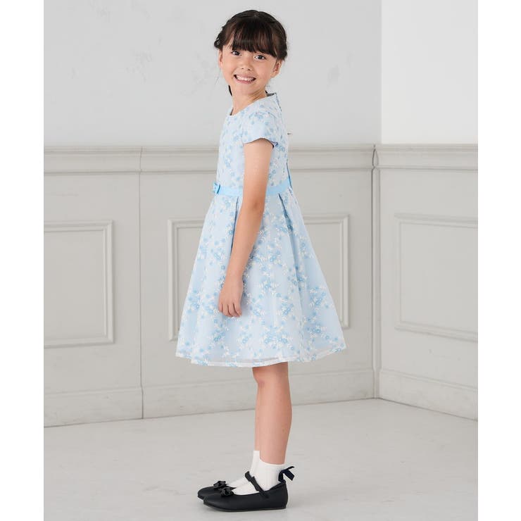 フラワー刺繍セレモニーワンピース | a.v.v【KIDS】 | 詳細画像7 