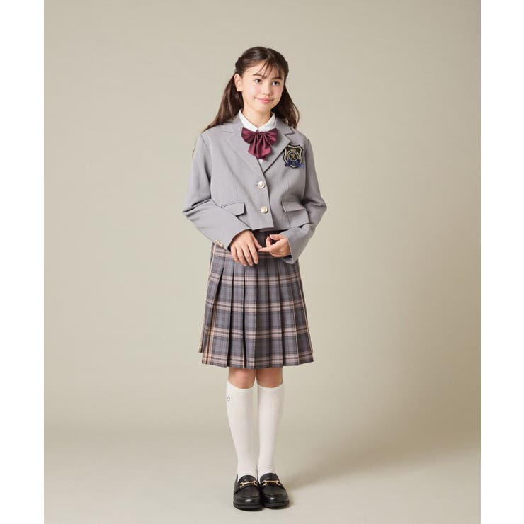 [150-160]【卒服】ラメチェックプリーツスカート | a.v.v【KIDS】 | 詳細画像11 