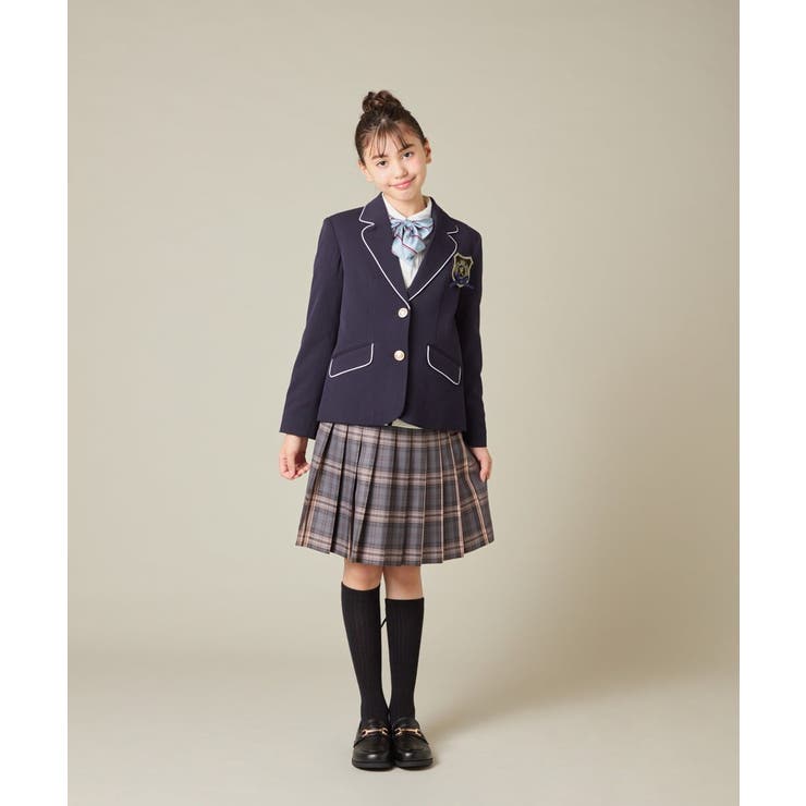 [150-160]【卒服】ラメチェックプリーツスカート | a.v.v【KIDS】 | 詳細画像18 