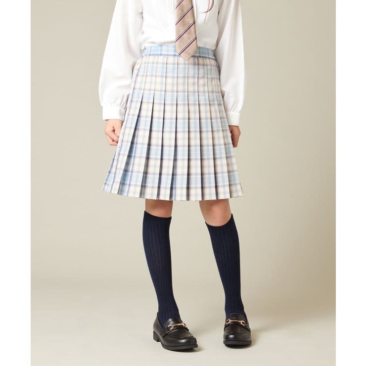 [150-160]【卒服】ラメチェックプリーツスカート | a.v.v【KIDS】 | 詳細画像26 