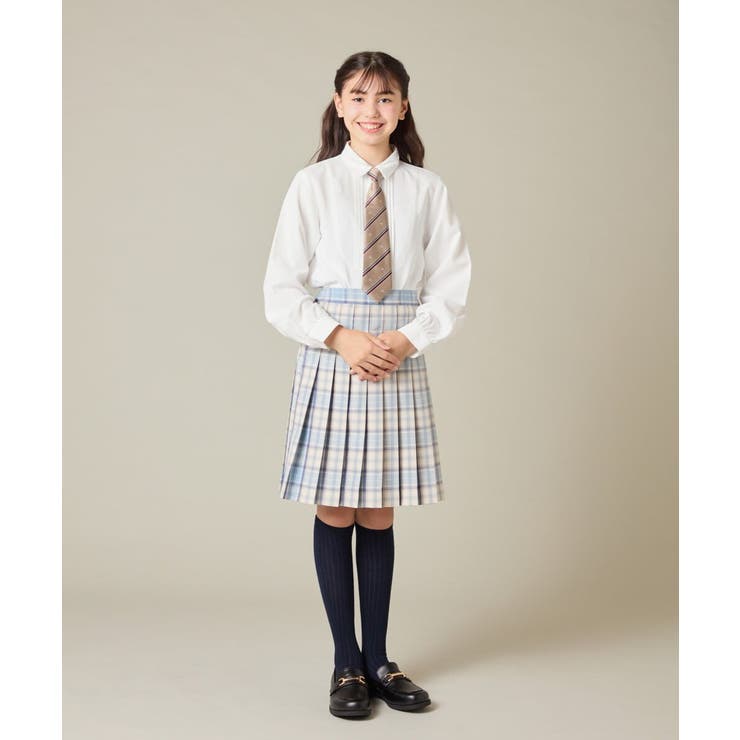 [150-160]【卒服】ラメチェックプリーツスカート | a.v.v【KIDS】 | 詳細画像27 