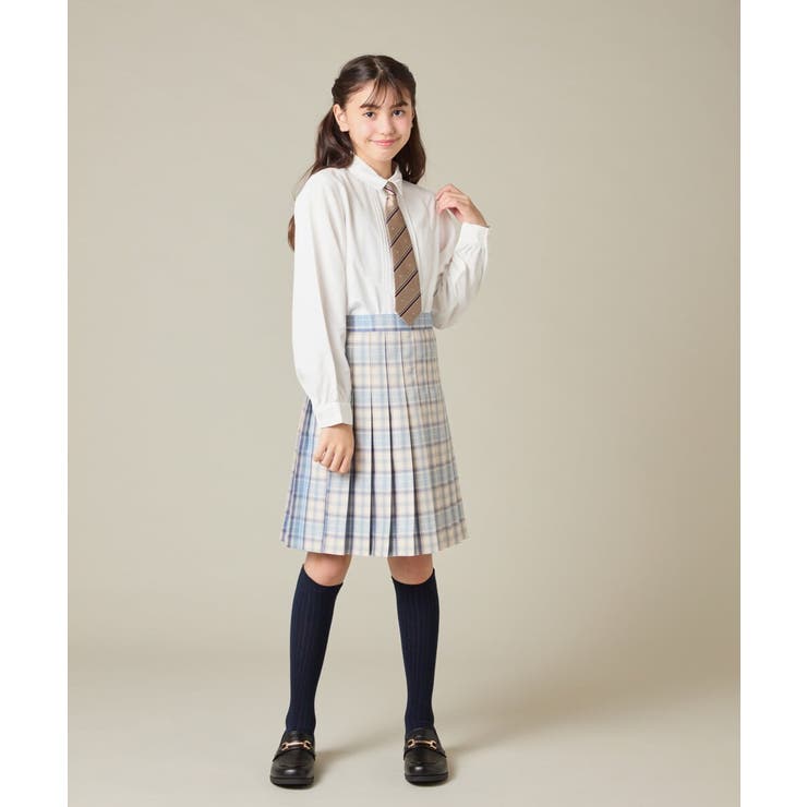 [150-160]【卒服】ラメチェックプリーツスカート | a.v.v【KIDS】 | 詳細画像29 