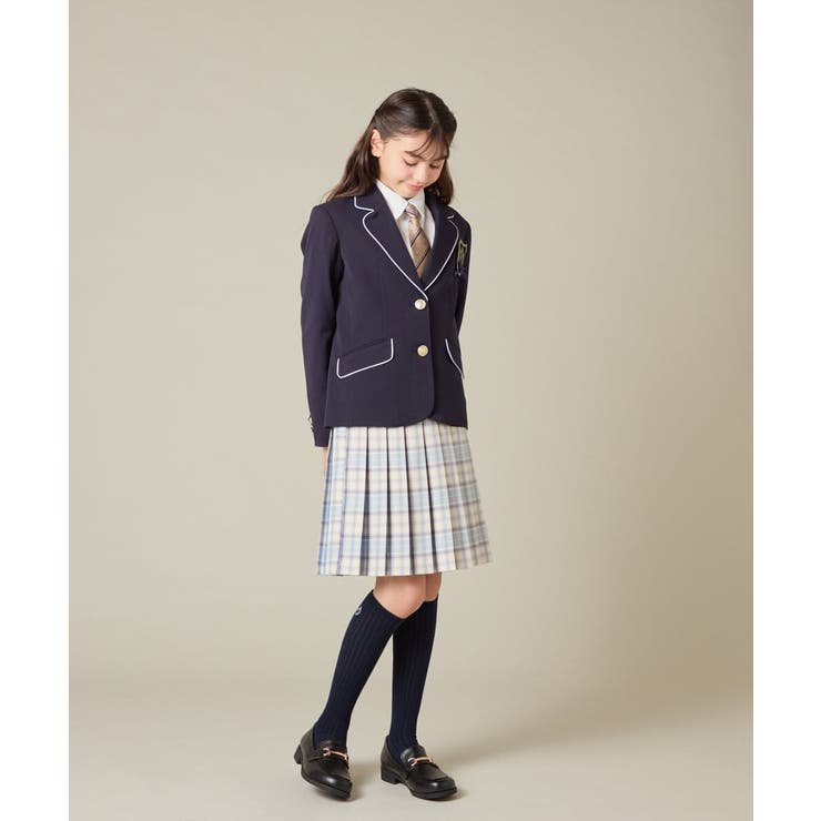 [150-160]【卒服】ラメチェックプリーツスカート | a.v.v【KIDS】 | 詳細画像31 