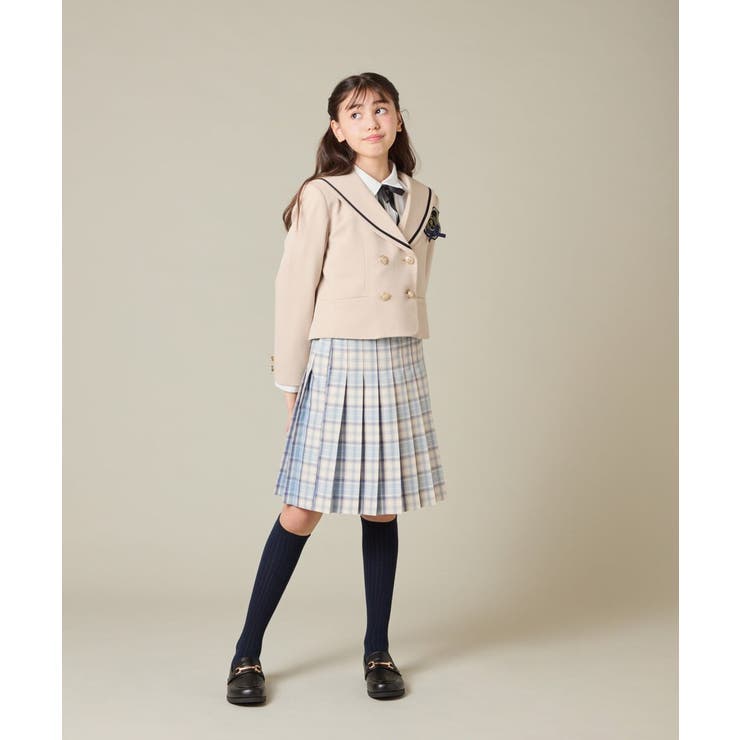 [150-160]【卒服】ラメチェックプリーツスカート | a.v.v【KIDS】 | 詳細画像41 