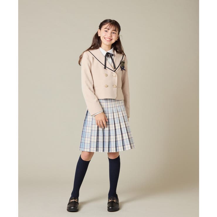[150-160]【卒服】ラメチェックプリーツスカート | a.v.v【KIDS】 | 詳細画像42 