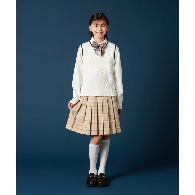 [140-160]【卒服】チェックプリーツスカート | a.v.v【KIDS】 | 詳細画像18 