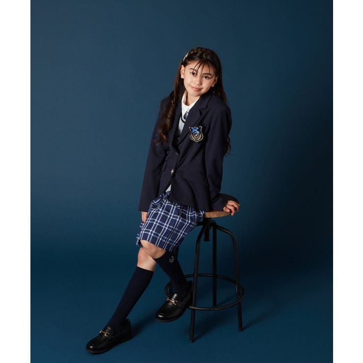 [140-160]【卒服】チェックプリーツスカート | a.v.v【KIDS】 | 詳細画像3 