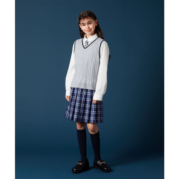 [140-160]【卒服】チェックプリーツスカート | a.v.v【KIDS】 | 詳細画像53 
