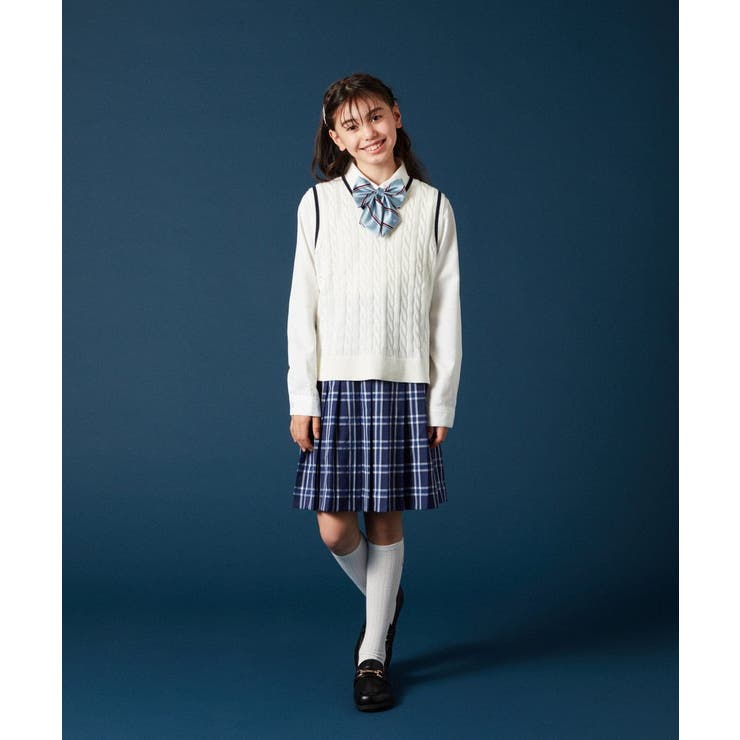[140-160]【卒服】チェックプリーツスカート | a.v.v【KIDS】 | 詳細画像6 